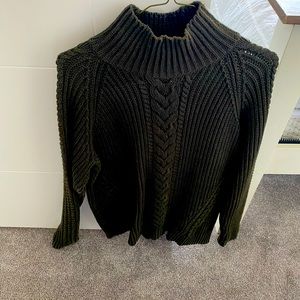 Olive Cable-knit lululemon sweater